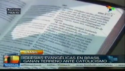 Disminuye el número de católicos en Brasil