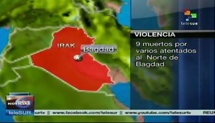 Atentados en Irak dejan nueve muertos en varias regiones del país
