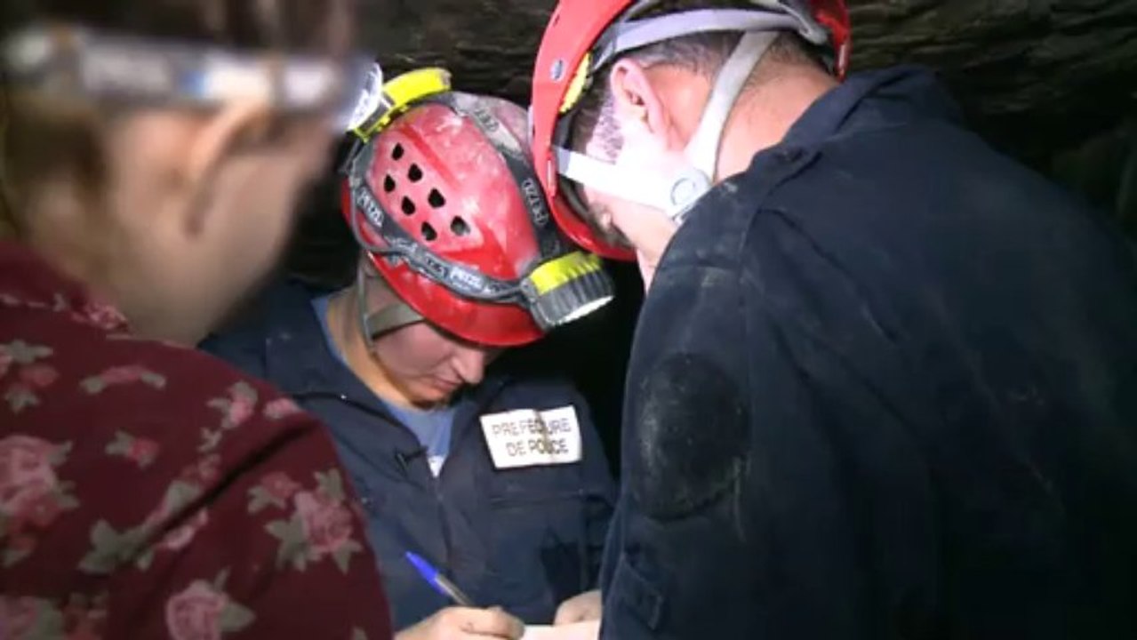 French police's notes from underground