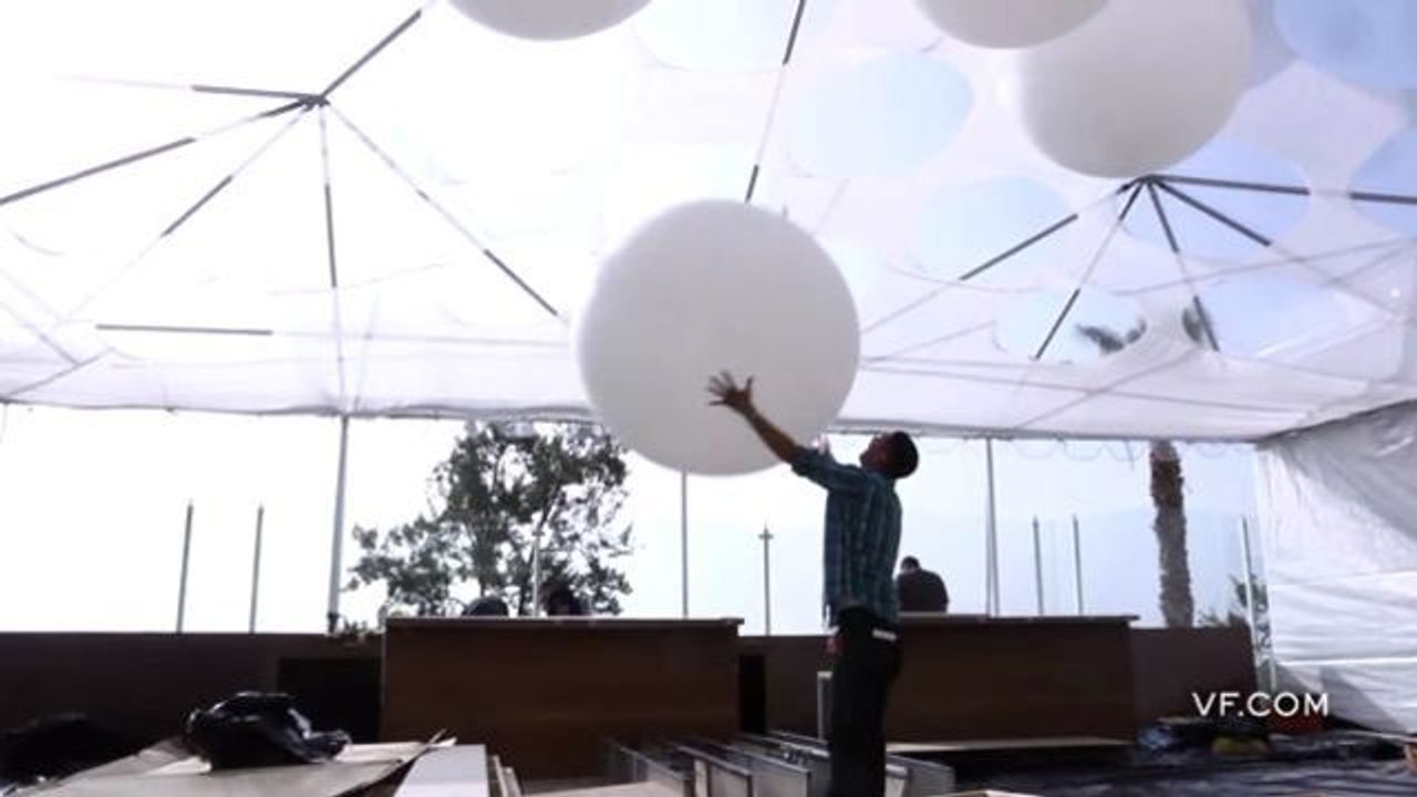 The Vanity Fair Oscar Party - 2012 Vanity Fair Oscar Party: Setting The Stage