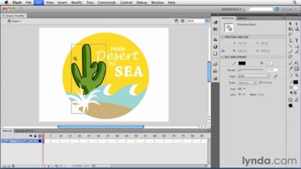 adobe flash Using the Eraser tool