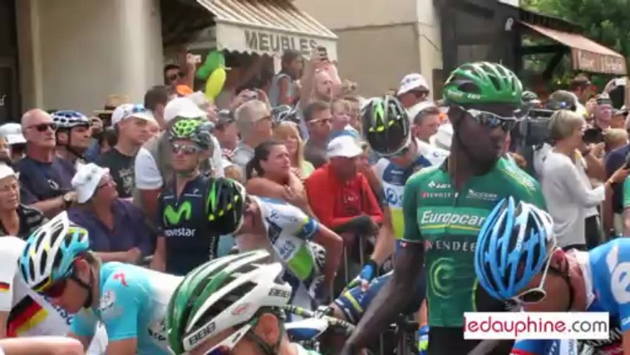 Tour de France 2013 : départ de Bourg d'Oisans