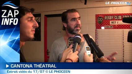 Zap Info : Pour Cantona, l'exemple, c'est Toulon