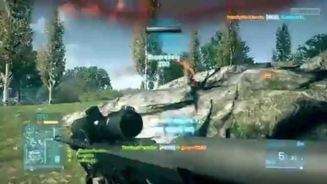 Battlefield 3 M98B Gameplay - The Barrett M98B Sniper (BF3 Sniping Gameplay/Commentary)