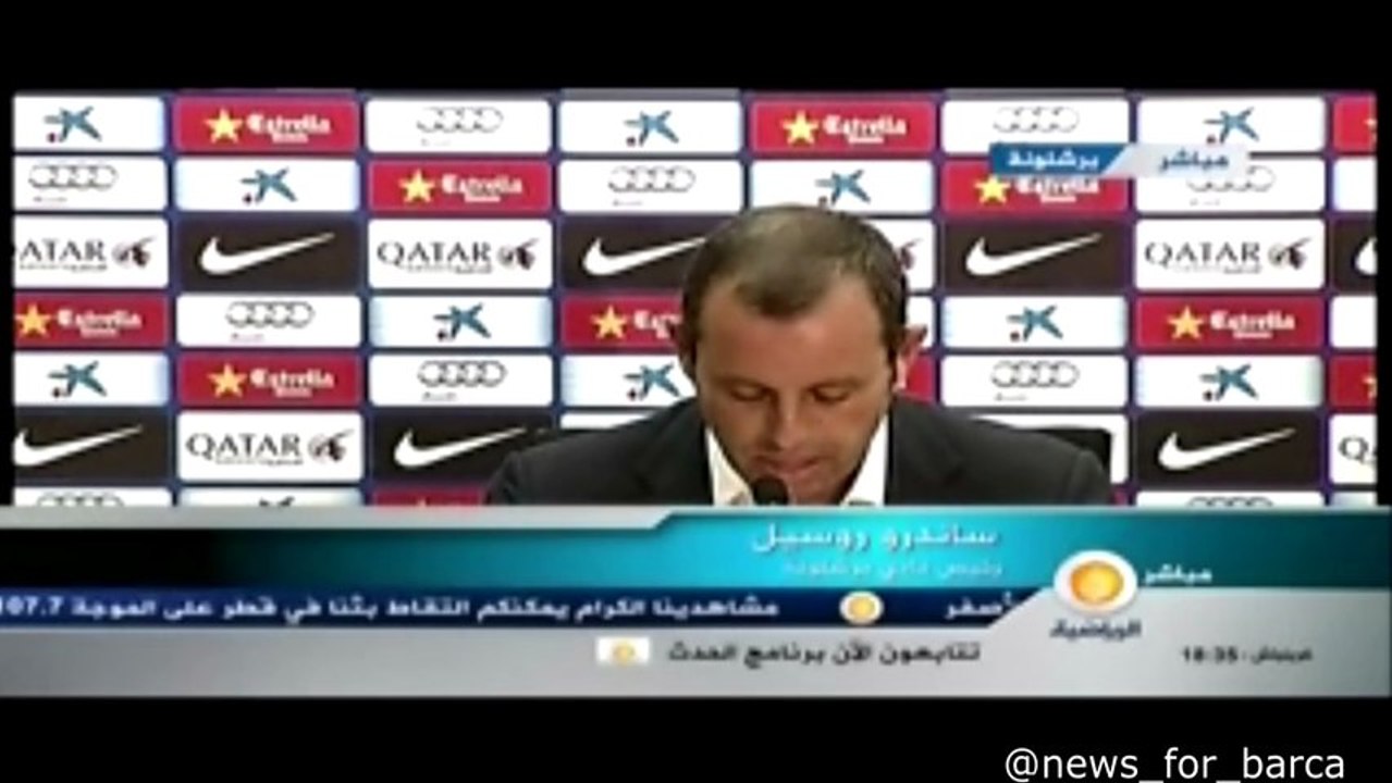 برشلونة يعلن عن رحيل فيلانوفا من تدريب الفريق