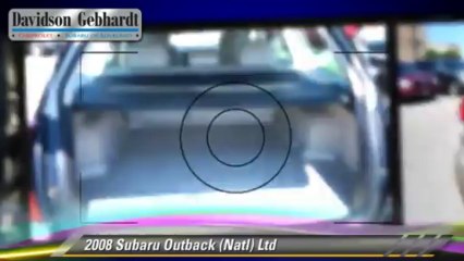 2008 Subaru Outback (Natl) Ltd - Davidson-Gebhardt Chevrolet, Loveland Denver Boulder