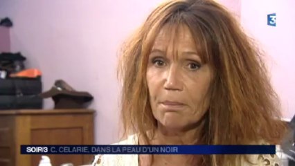 Clémentine Célarié dans la peau d'un Noir