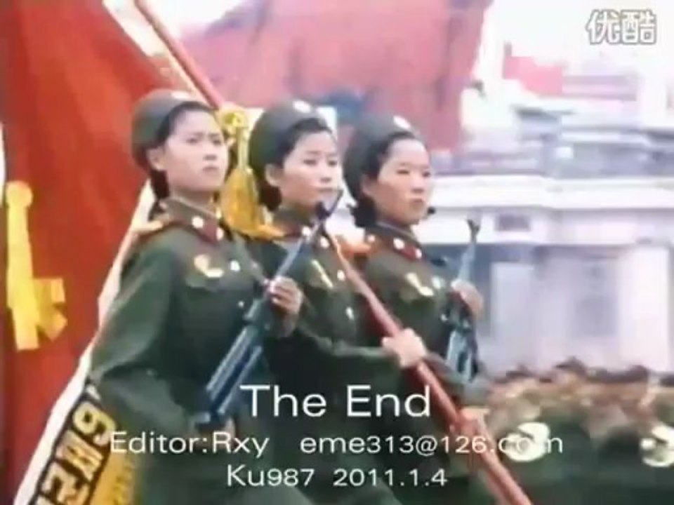 朝鮮女兵 北韓女兵 閱兵 DPRK NORTH KOREA Female soldiers parade Terminator pace