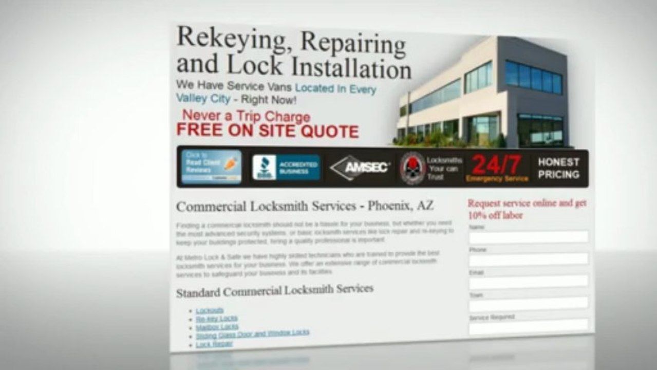 Phoenix Locksmith | Lock Rekeying | (602) 993-5676 | Metro Lock and Safe, Inc.