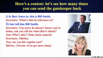 Session 10 - The High Art of Getting Appointments with Anyone Part 2