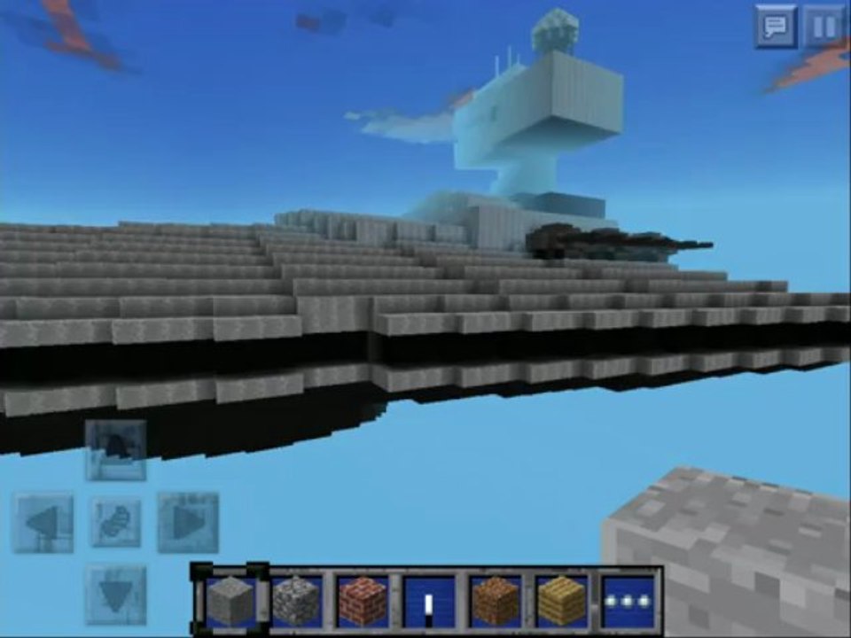 Minecraft Pocket Edition Map Review - Star Wars Imperial Star Destroyer