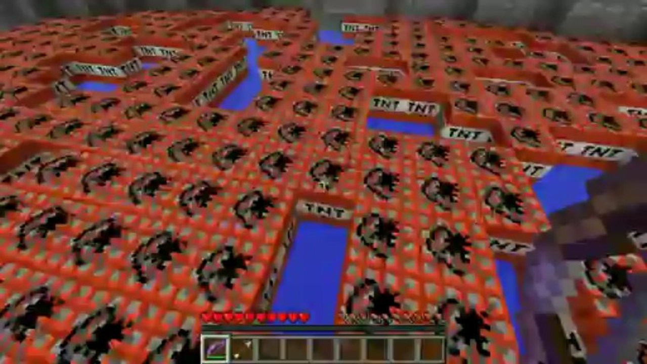 Minecraft Bow Spleef #4 with Vikkstar123