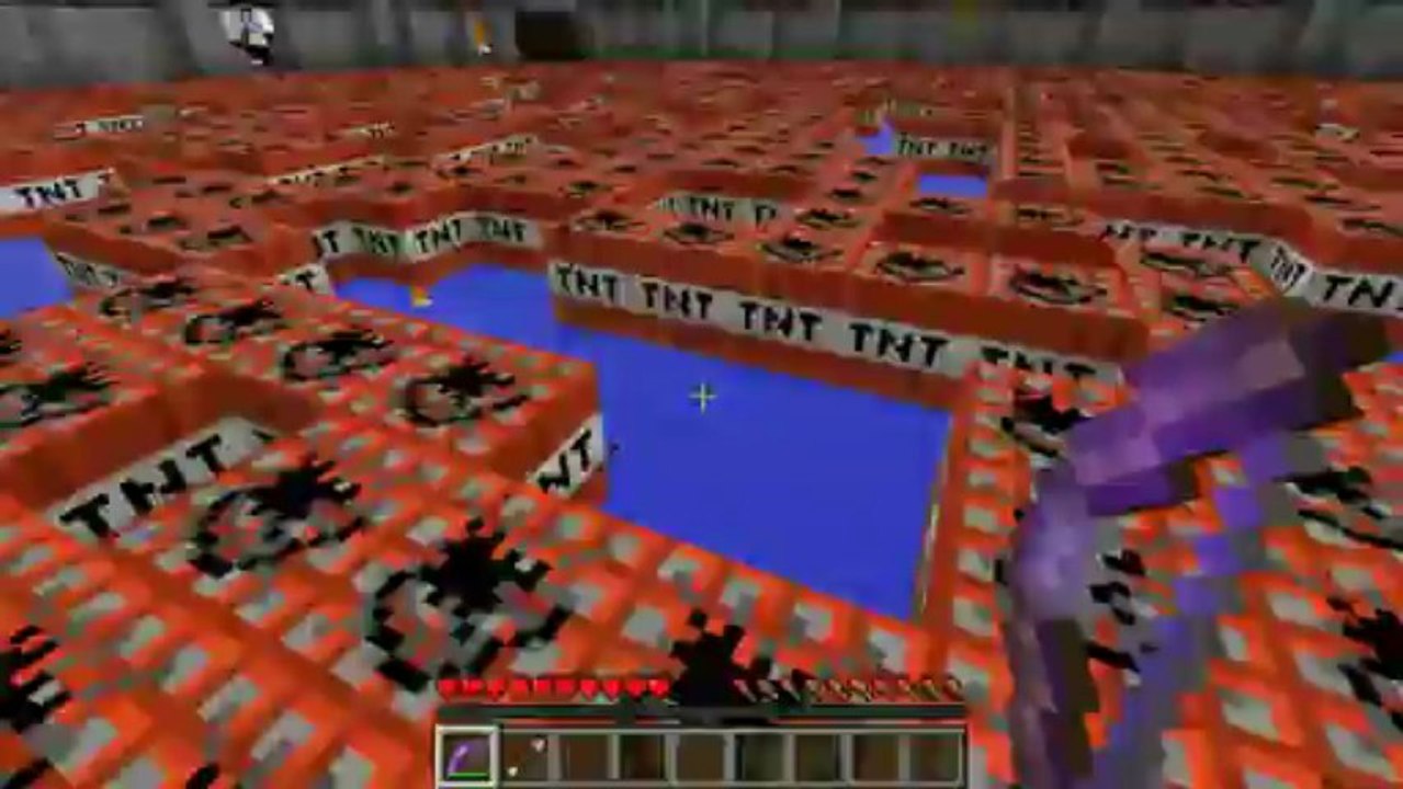 Minecraft Bow Spleef #3 with Vikkstar123