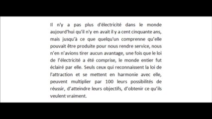 Qu'est-ce que la loi d'attraction ? votre livre numérique gratuit en vidéo