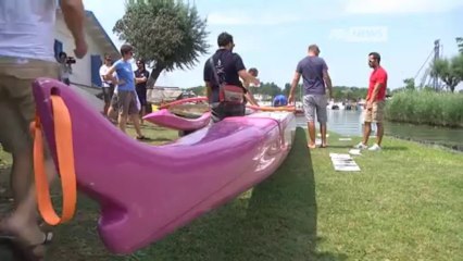 IN CANOA SULLA VIA DEL SALE