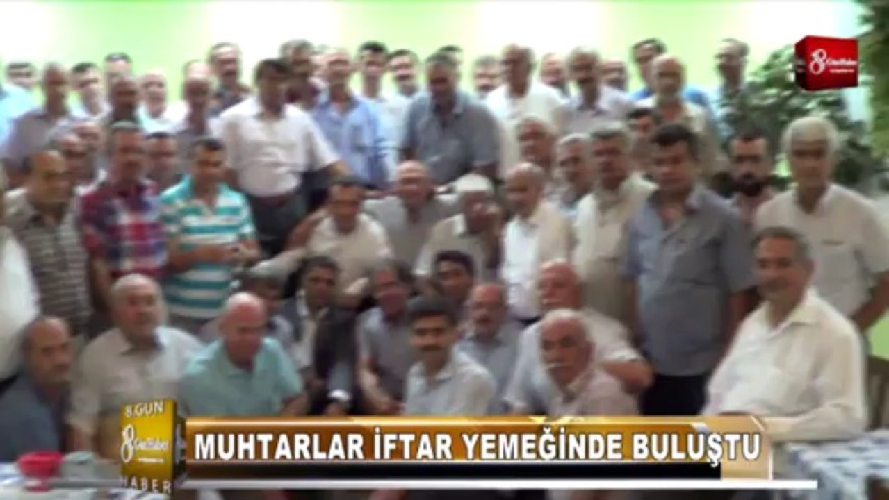 İSKENDERUN BELEDİYESİ MUHTARLAR İFTAR YEMEĞİ 8.GÜN HABER