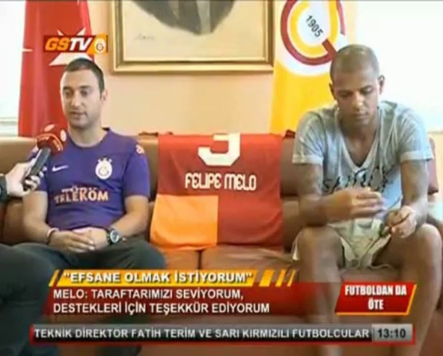 #GSTV | Felipe Melo'nun İlk Açıklamaları..