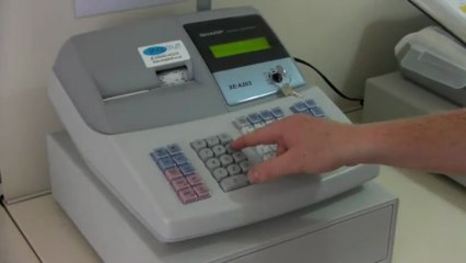 Sharp Xea-303 Cash Register Demonstration. - YouTube