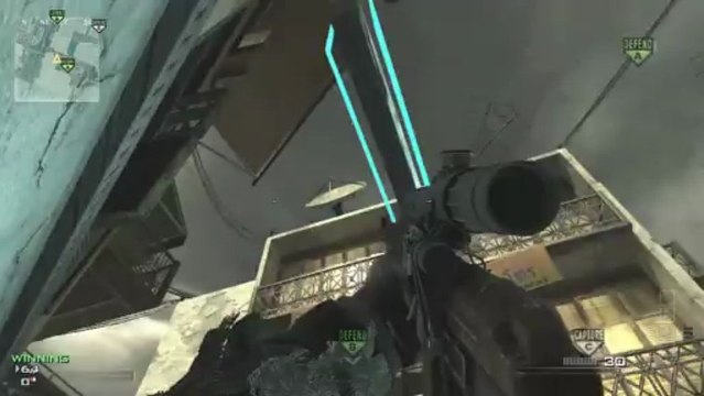 MW3 Bootleg Domination Throwing Knife Tutorial / Throwing Knife Spots