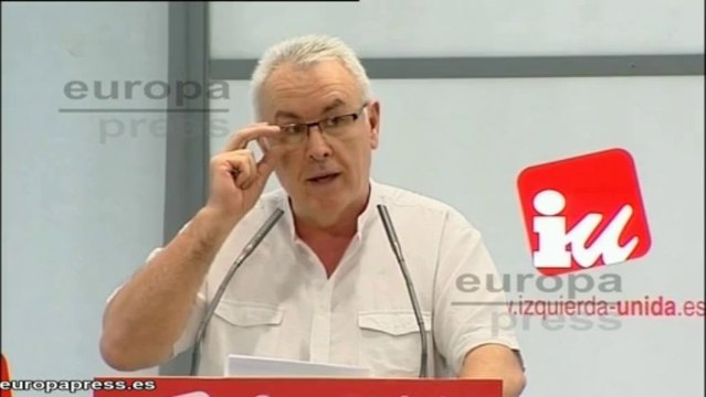 Cayo Lara: Rajoy no tiene más remedio que comparecer