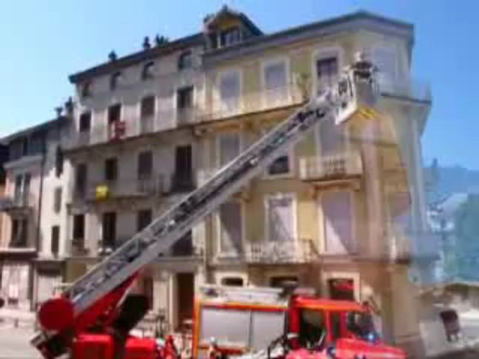Feu Aix-les-Bains