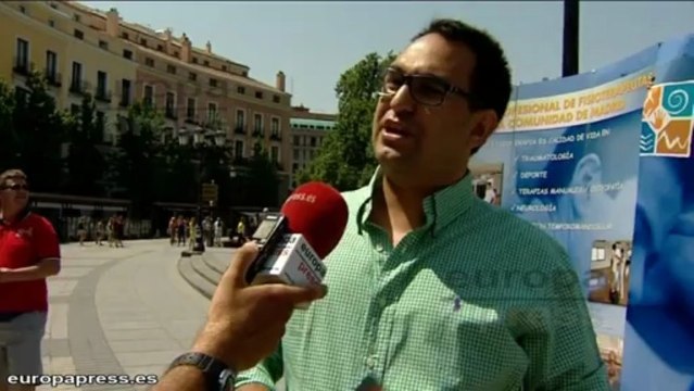 Fisioterapeutas madrileños denuncian los masajes callejeros
