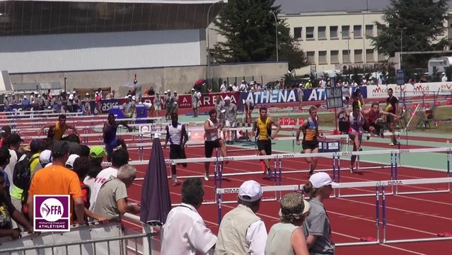 Finale 110m haies Cadets Dijon 2013