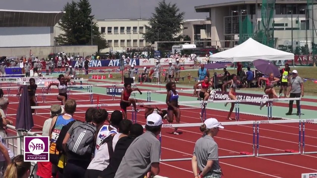 Finale 100m haies Juniors Dijon 2013