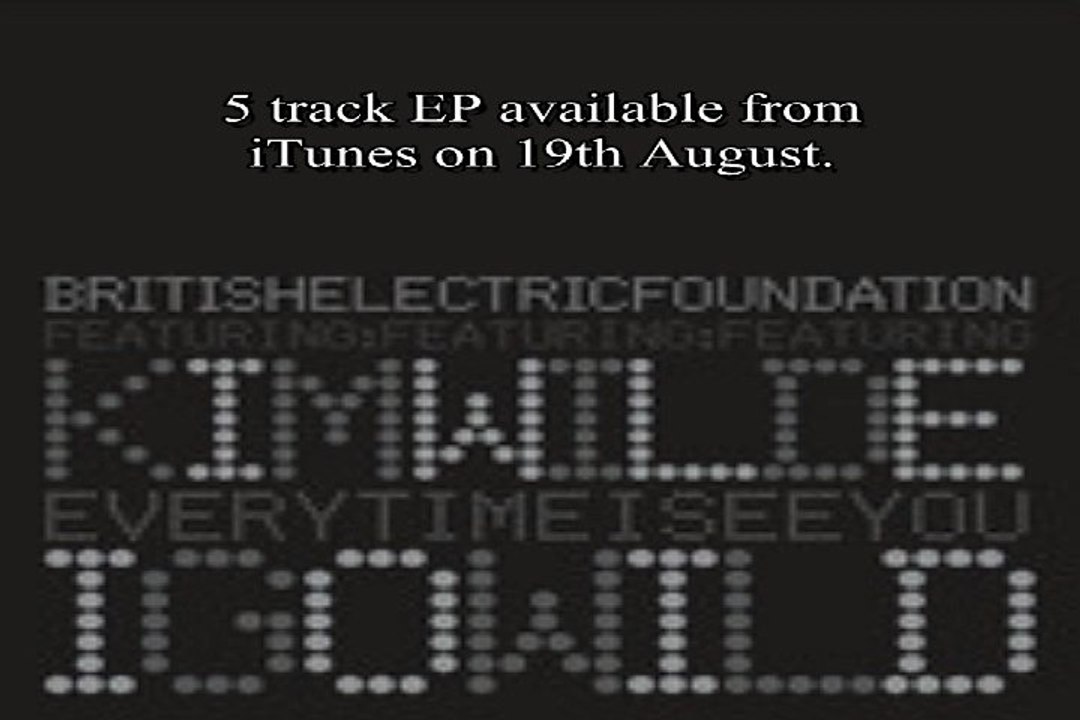 BEF featuring Kim Wilde "everytime I see you I go wild" (snipets) (Monday 19th August 2013)