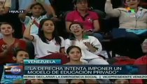 Derecha intenta imponer modelo de educación privada: Pdte. Maduro