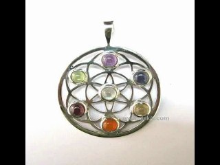 Wholesale Chakra silver pendants