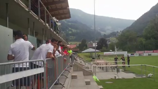 Στα αποδυτήρια του Σρουνς οι παίκτες του Ολυμπιακού