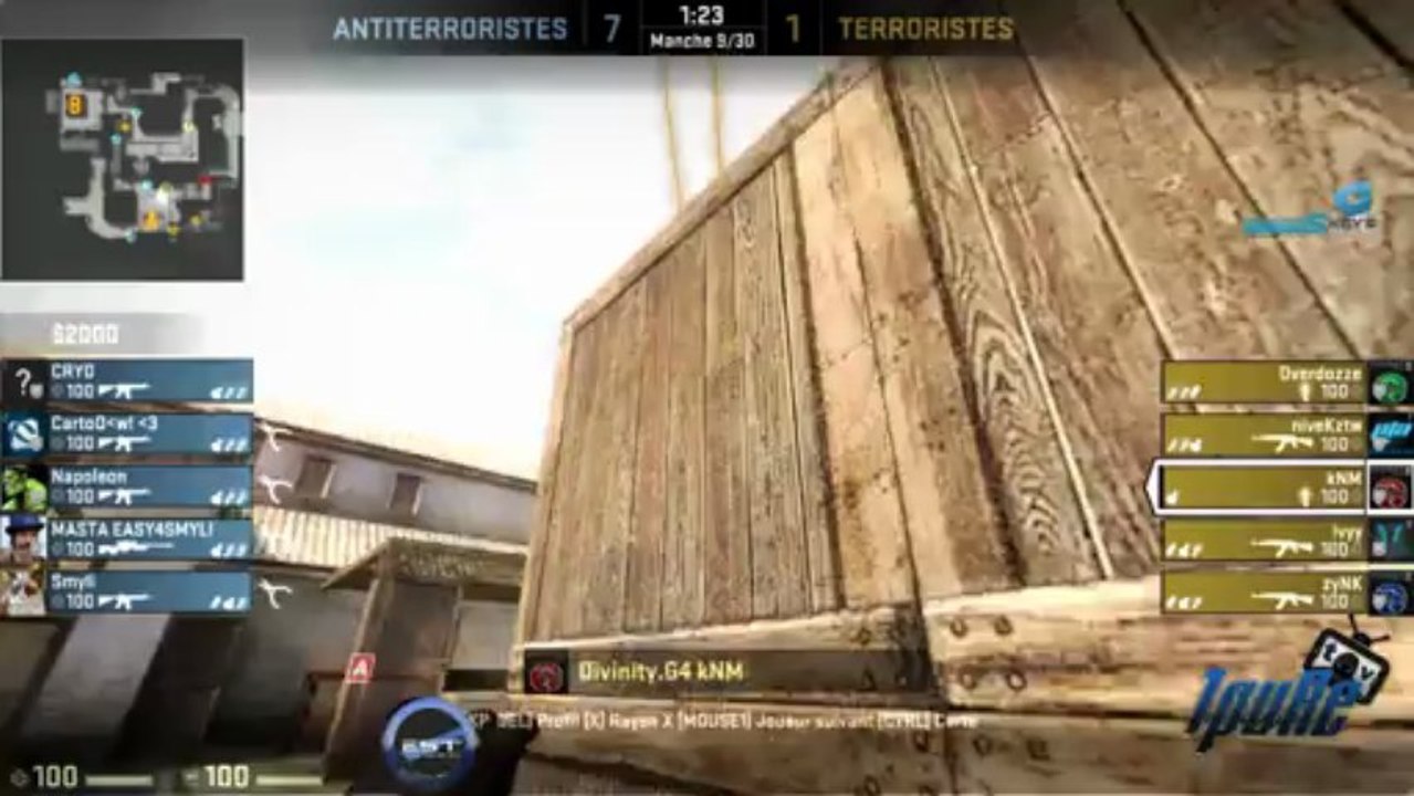 Demi-Finale fastcup CSGO Reality-Serv #7 Divinity vs les petits costauds