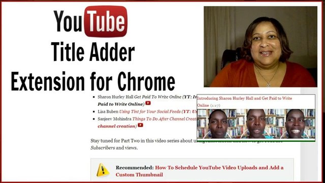 YouTube Title Adder Extension for Chrome