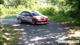 Rallye du Rouergue 2013 - Marty / Delpech Mitsubishi Evo8