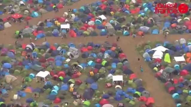 Vieilles Charrues 2013 : le festival vu du ciel