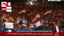 مراسل الجزيرة مذهول من حشود المؤيدين عند جامعة القاهرة