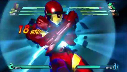 Marvel Vs Capcom 3 hyper Combos Ironman HD 720p Xbox 360