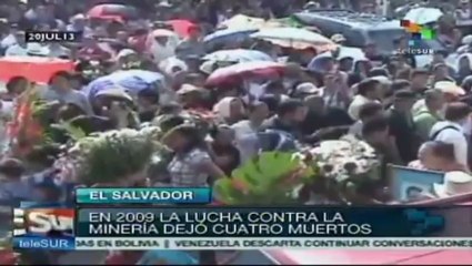 Lucha contra la minería metálica en El Salvador