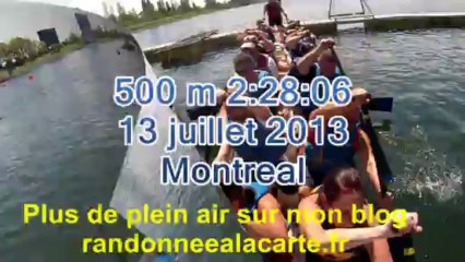 Bateau Dragon 2013 Challenge Montreal 500 m