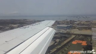 Beautiful Landing in Lima - Peru Lima Airport
