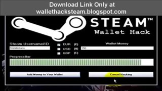 Free Steam Wallet Hack New Amazing Working [With Proofs][Unlimited Money] 2013