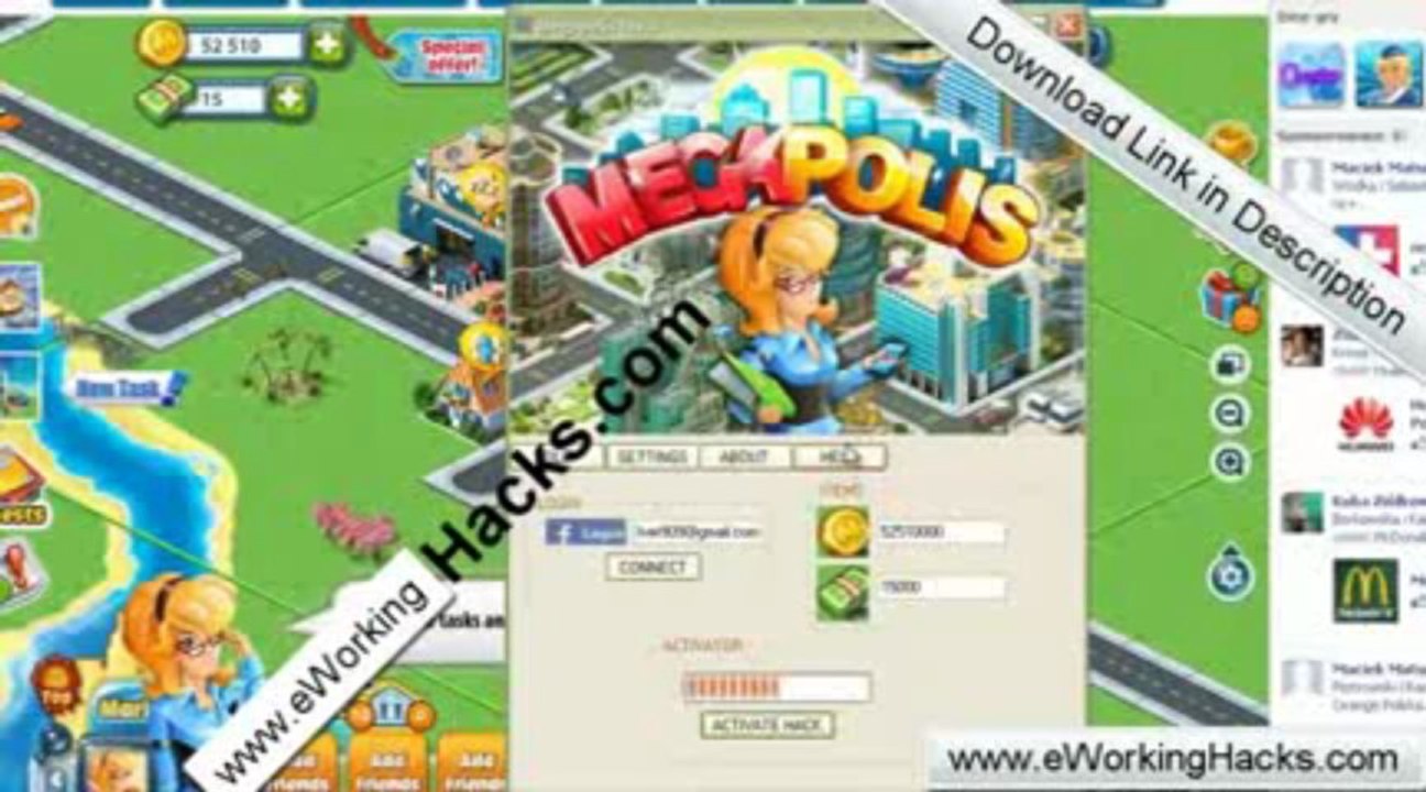 Megapolis Hack Tool (FR) ! gratuit FREE Download July - August 2013 Update