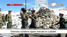 Chinese soldiers again intrude in Ladakh