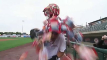 Hample złapał piłkę rzuconą z 320 metrów