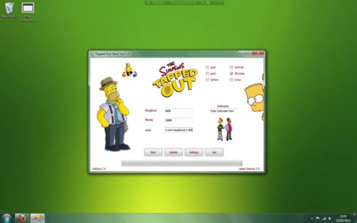 Tapped Out Hack Free Download 2013