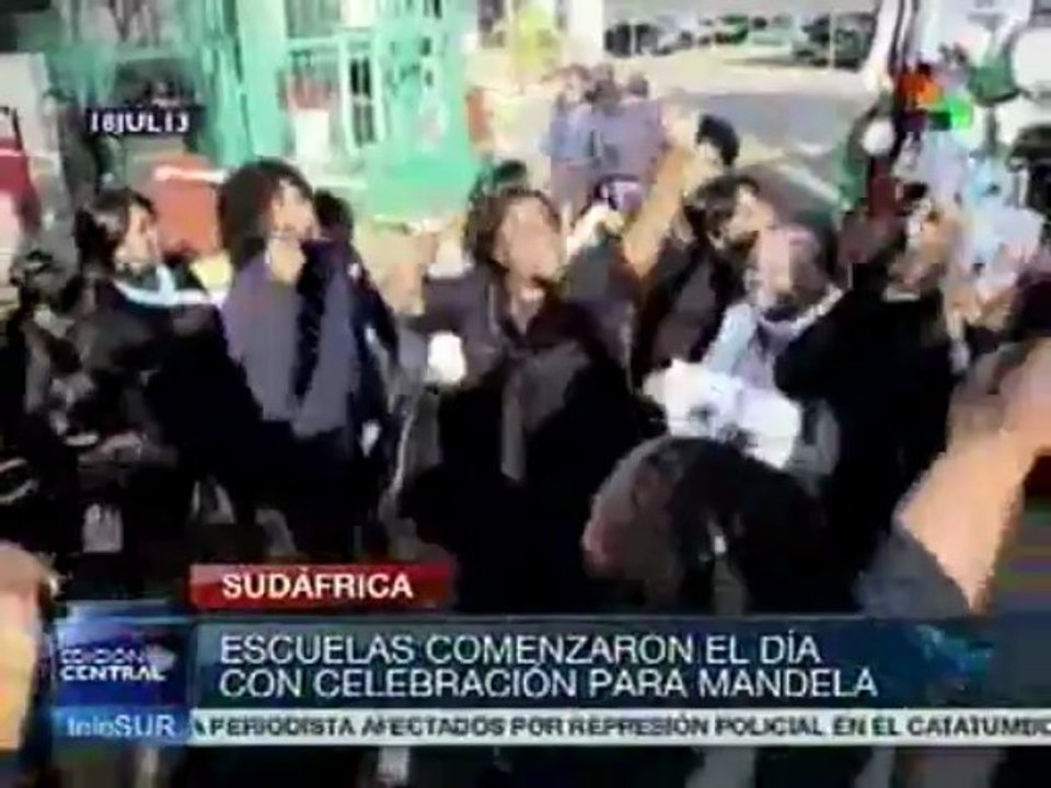 Sudáfrica celebra 95 años de Nelson Mandela