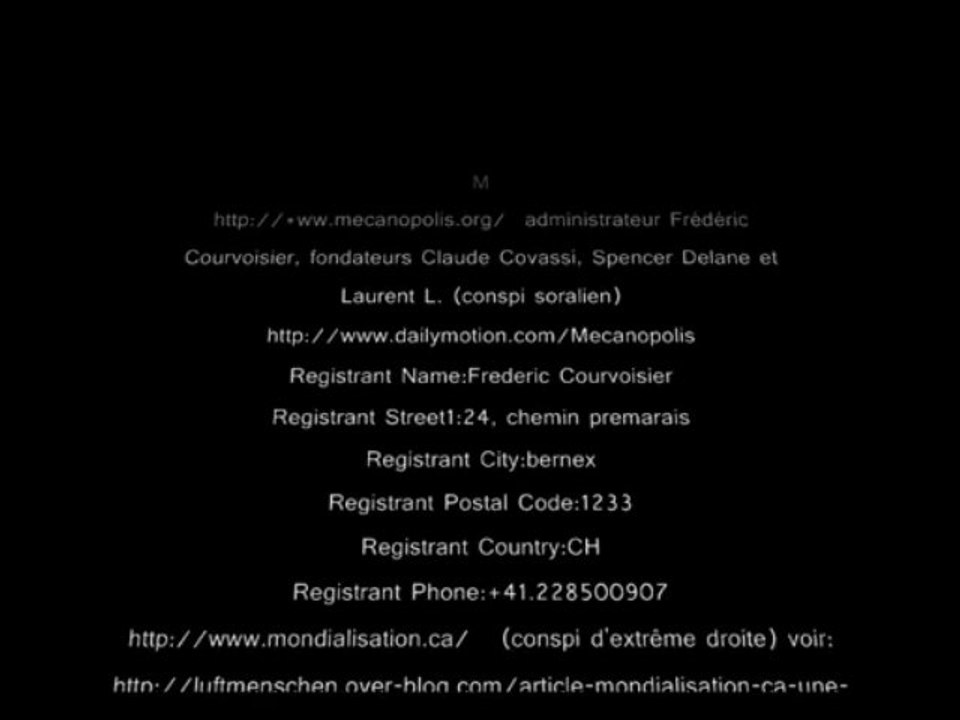 Liste des sites conspirationnistes par les Antifas