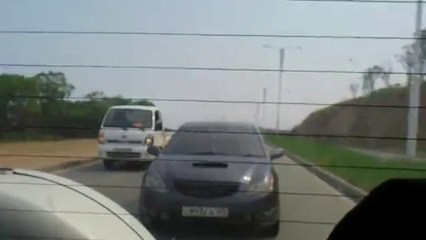 Un conducteur agressif se fait calmer