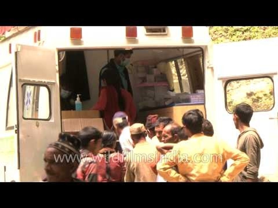 Relief van for the disaster victims: Post Uttarakhand Floods